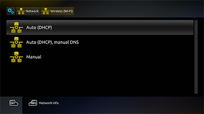 Infomir Mag 254 - WiFi DHCP Mode