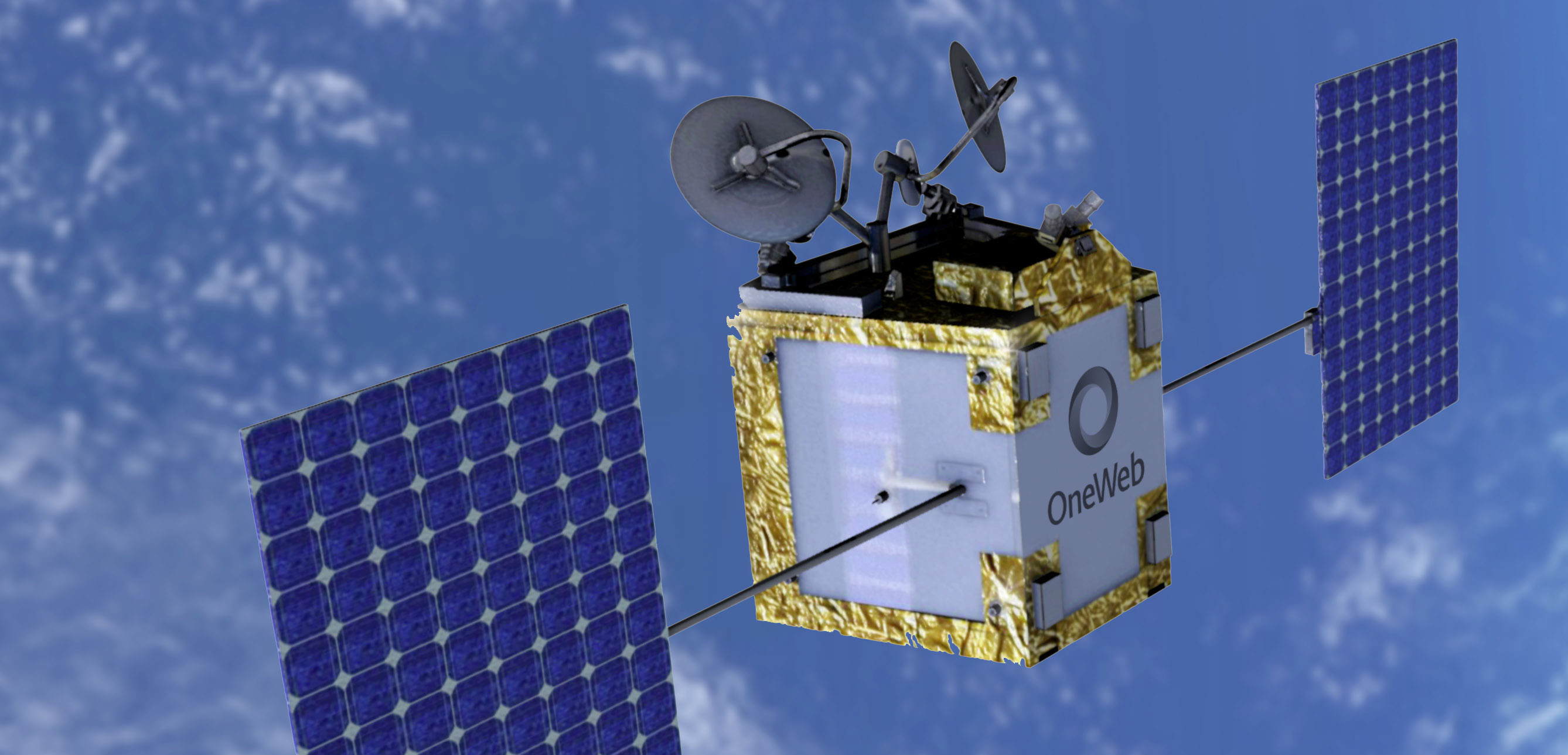 OneWeb Satellite in Space