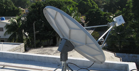 V-Sat system with 3-Watt BUC, Port-au-Prince, Haiti